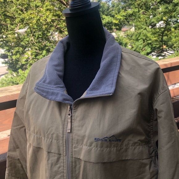 Eddie Bauer Fleece Lined Lightweight Jacket / Coat - Picture 5 of 16